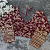 Rk Blouse Dola Silk Embroidery Wedding Wear Blouse Wholesale Shop In Surat
